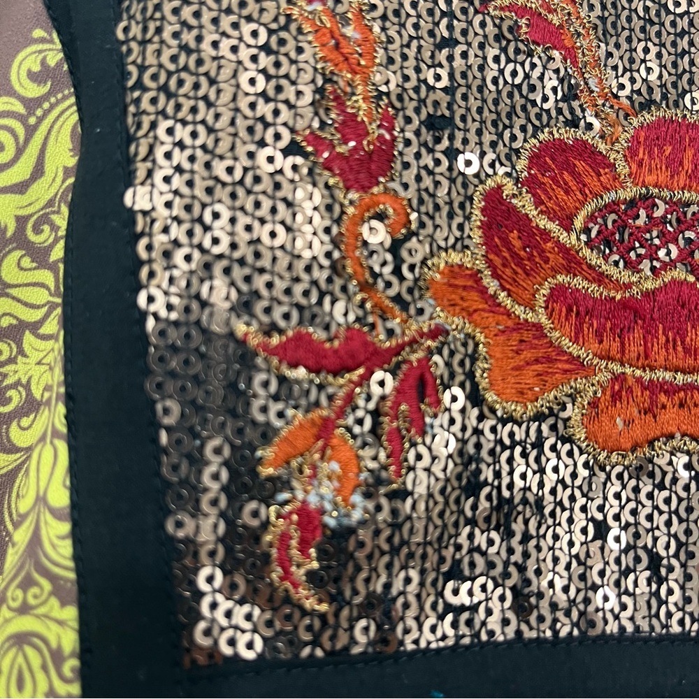 Soft Surroundings Adassa Patchwork Sequin Velvet … - image 7